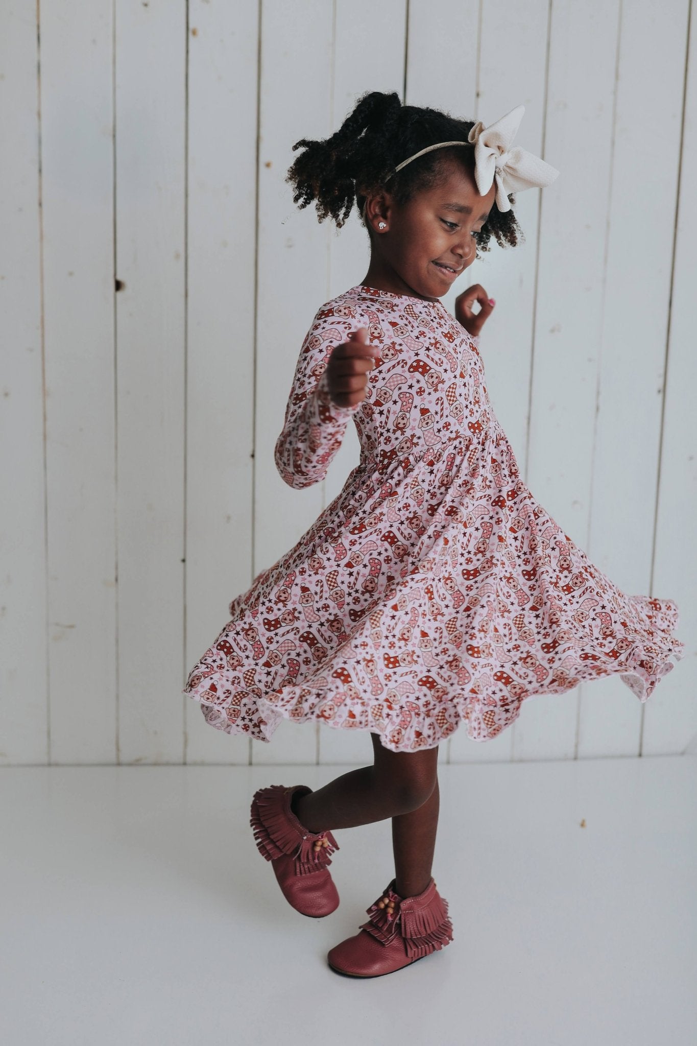 SANTA PAWS DREAM RUFFLE DRESS - Mack & Harvie