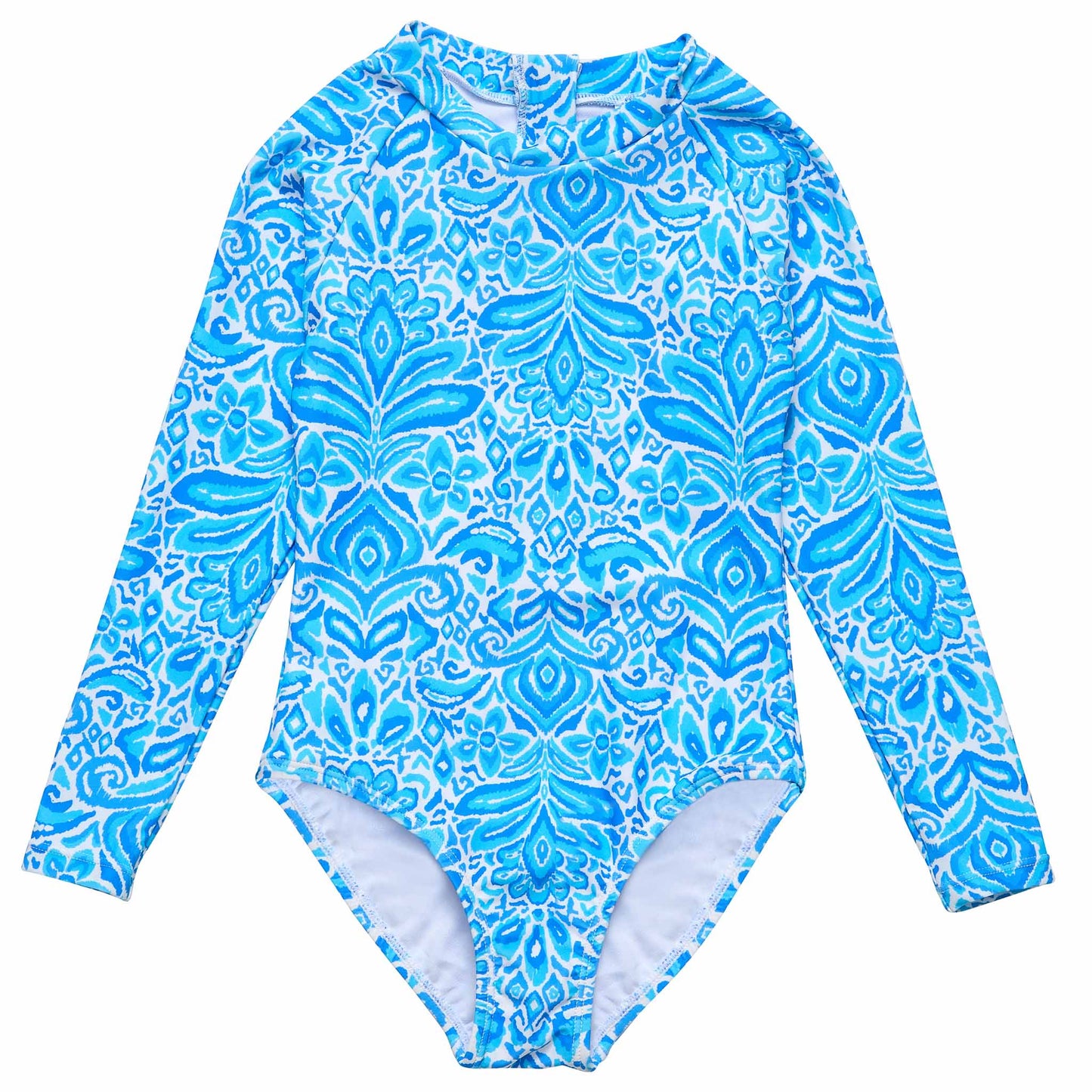 Santorini Blue LS Surf Suit - Mack & Harvie