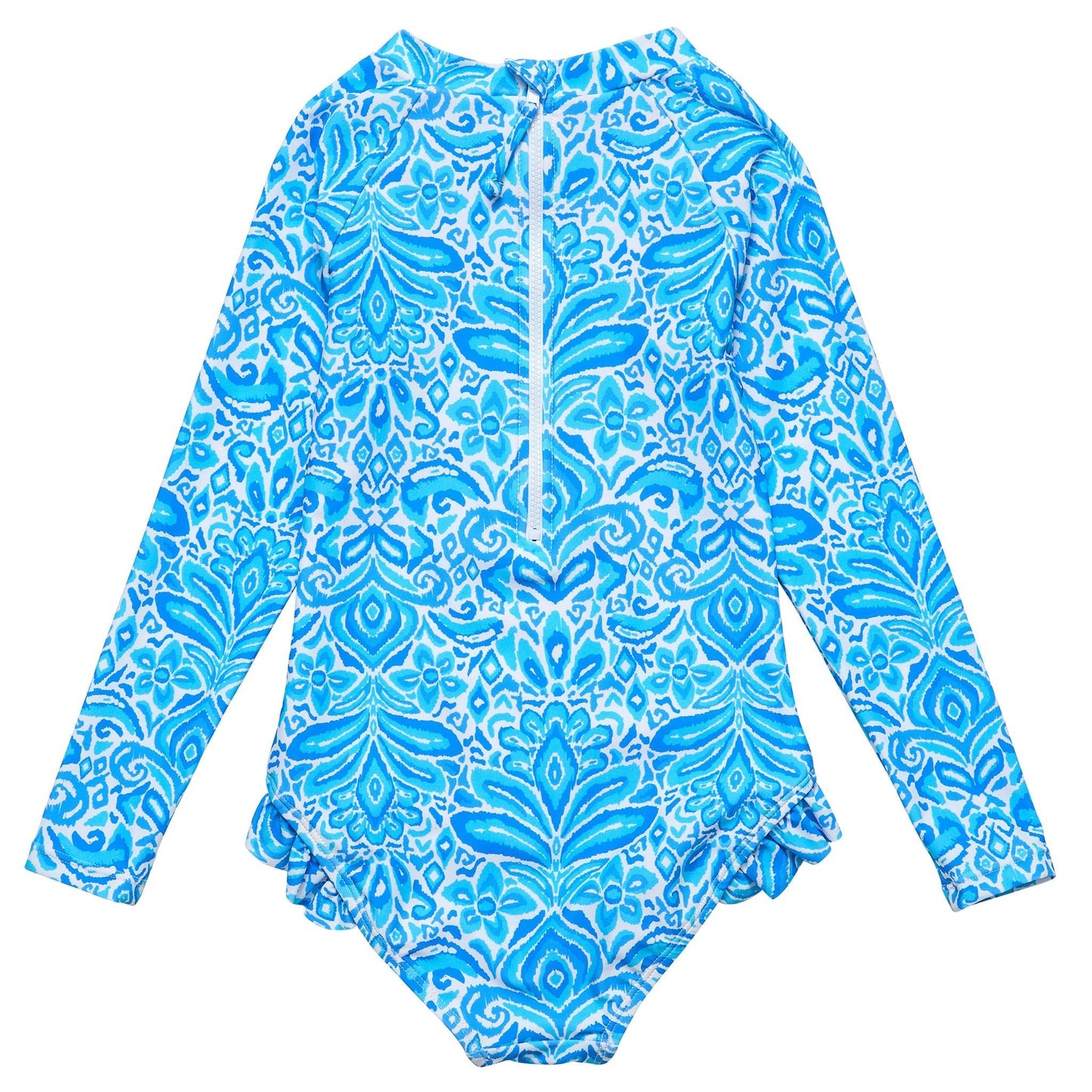 Santorini Blue LS Surf Suit - Mack & Harvie