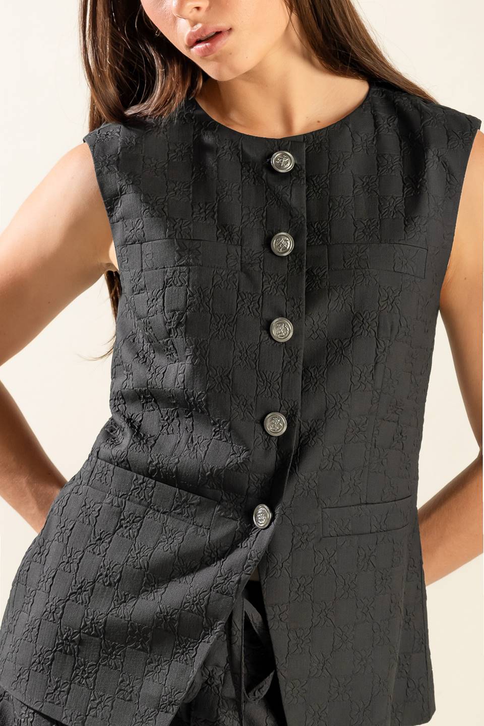 SEE WHAT HAPPENS WOVEN VEST - Mack & Harvie