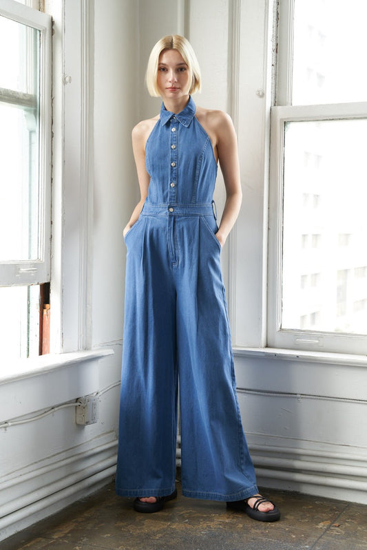 SERENE SEASONS DENIM JUMPSUIT - Mack & Harvie