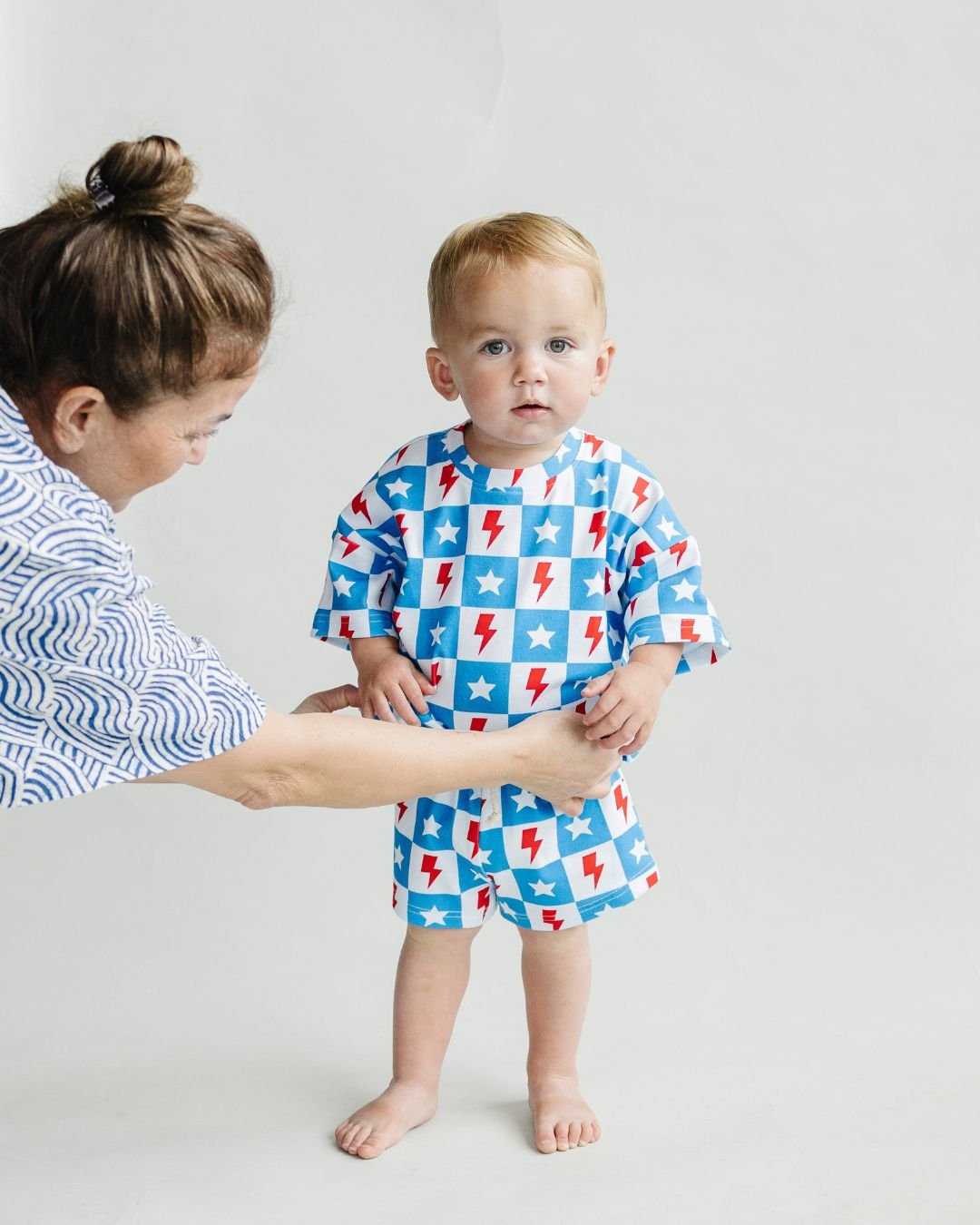 Shorts Set | Checks & Stars - Mack & Harvie