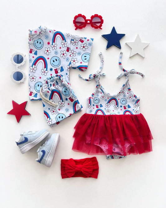 Shorts Set | Little Miss USA - Mack & Harvie