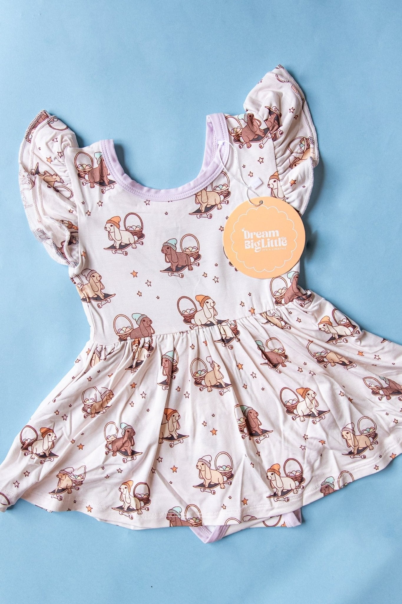 SKATING EGG HUNT DREAM BODYSUIT DRESS - Mack & Harvie