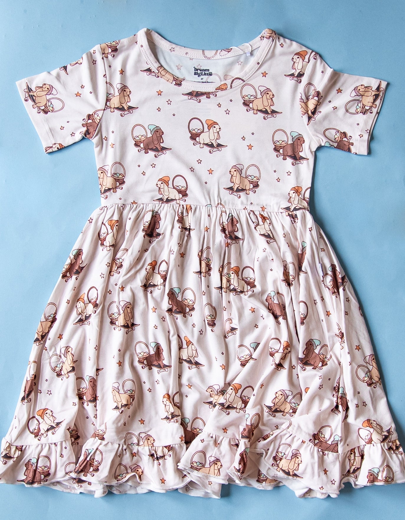 SKATING EGG HUNT DREAM RUFFLE DRESS - Mack & Harvie