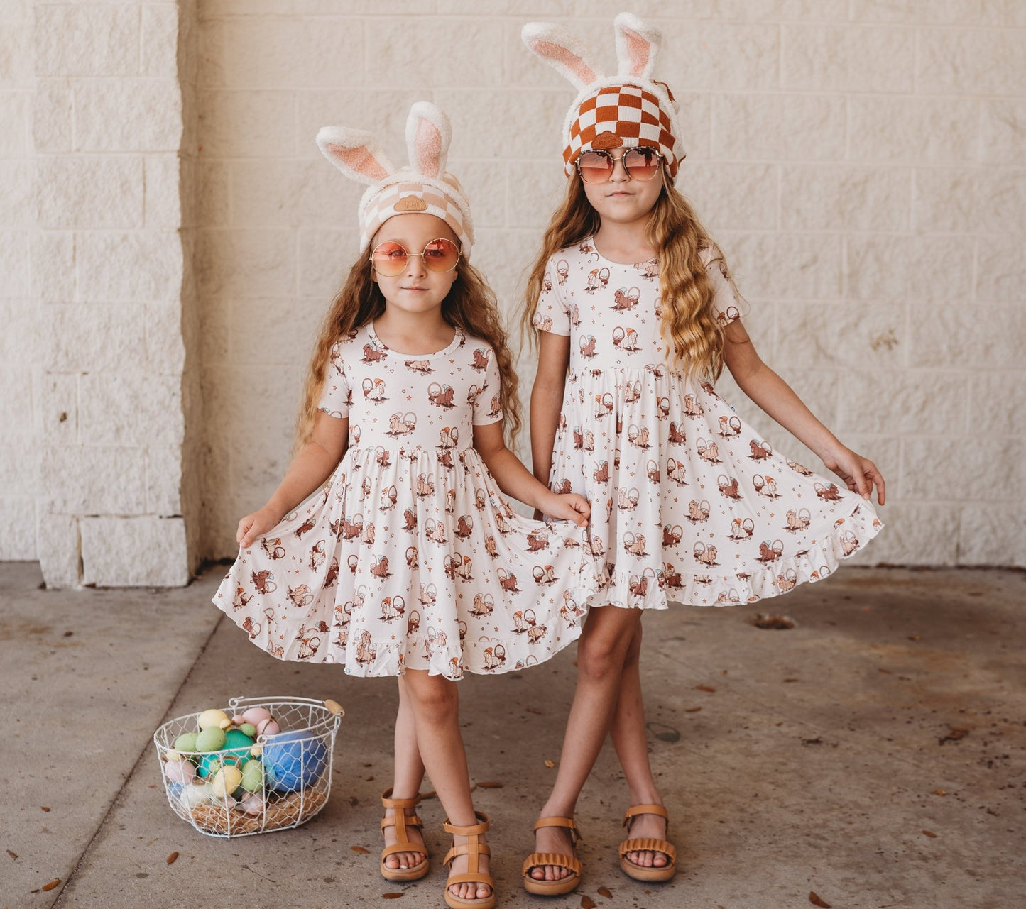 SKATING EGG HUNT DREAM RUFFLE DRESS - Mack & Harvie