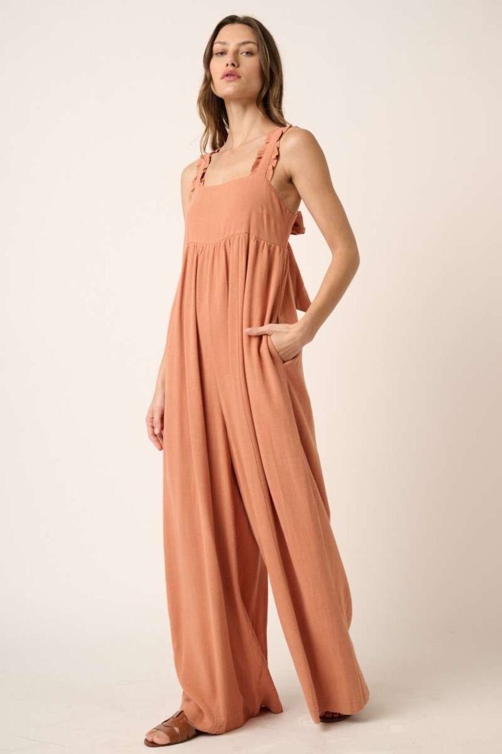 Sleeveless Wide Leg Jumpsuit - Mack & Harvie