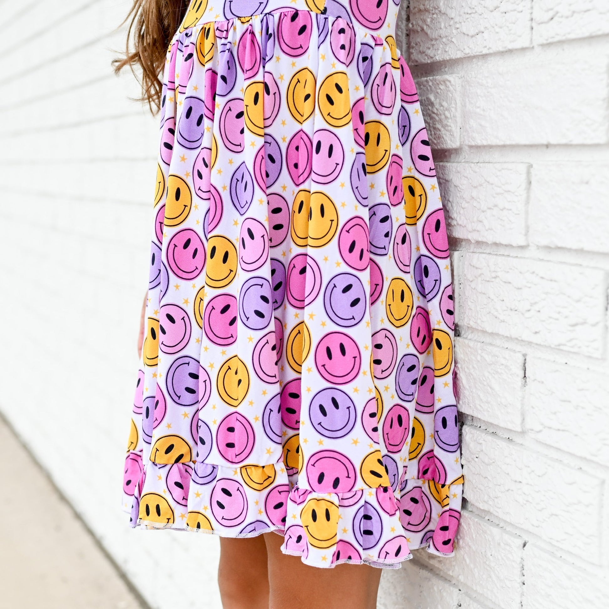 SMILE BRIGHT DREAM RUFFLE DRESS - Mack & Harvie