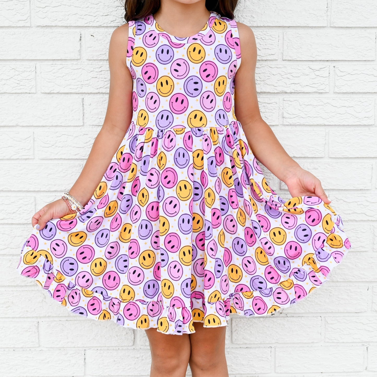 SMILE BRIGHT DREAM RUFFLE DRESS - Mack & Harvie