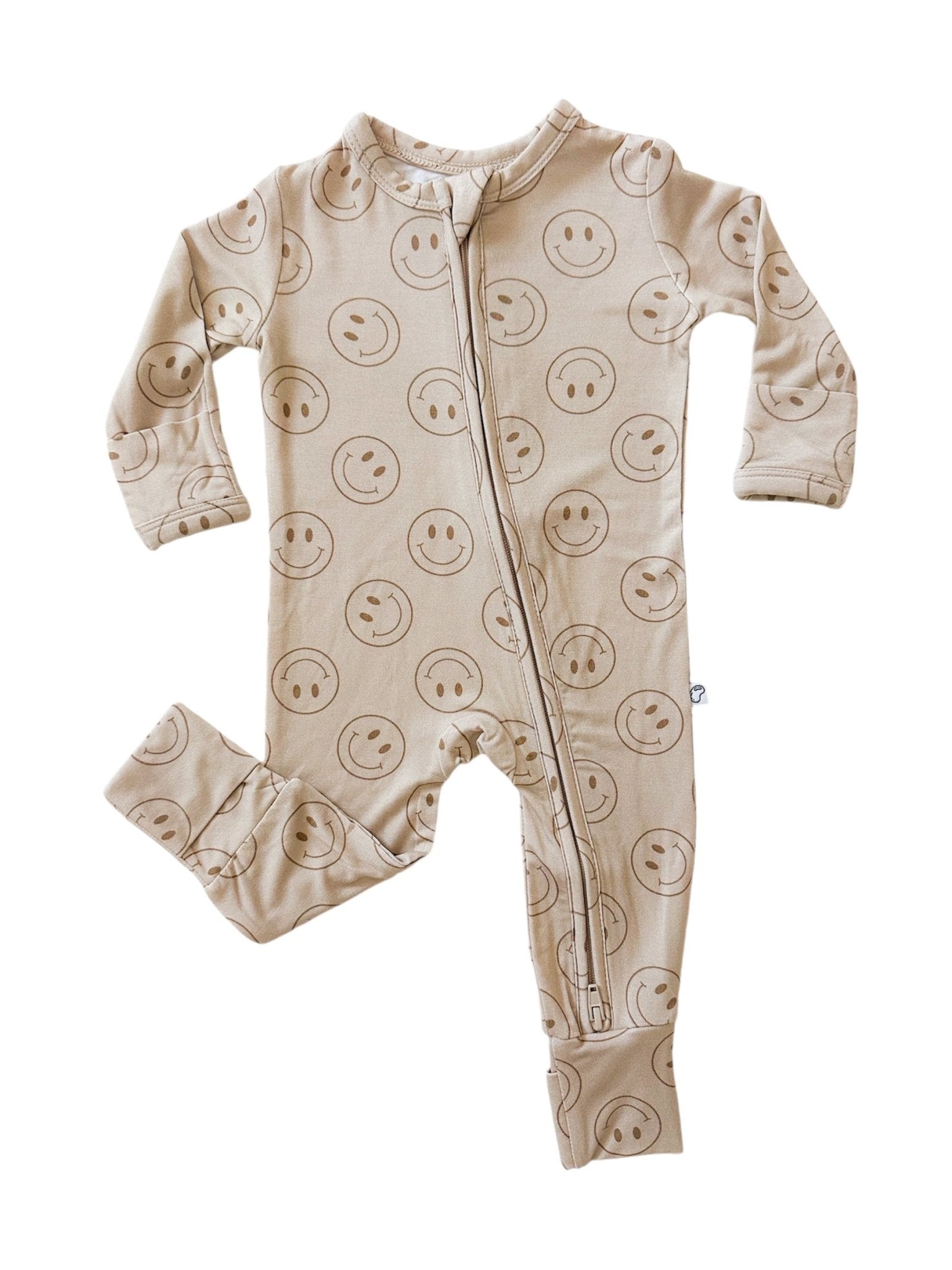 Smiley | Bamboo Zip Romper - Mack & Harvie