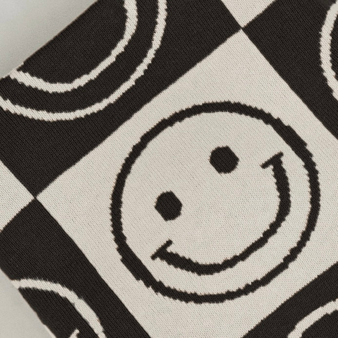 Smiley Knit Blanket - Mack & Harvie