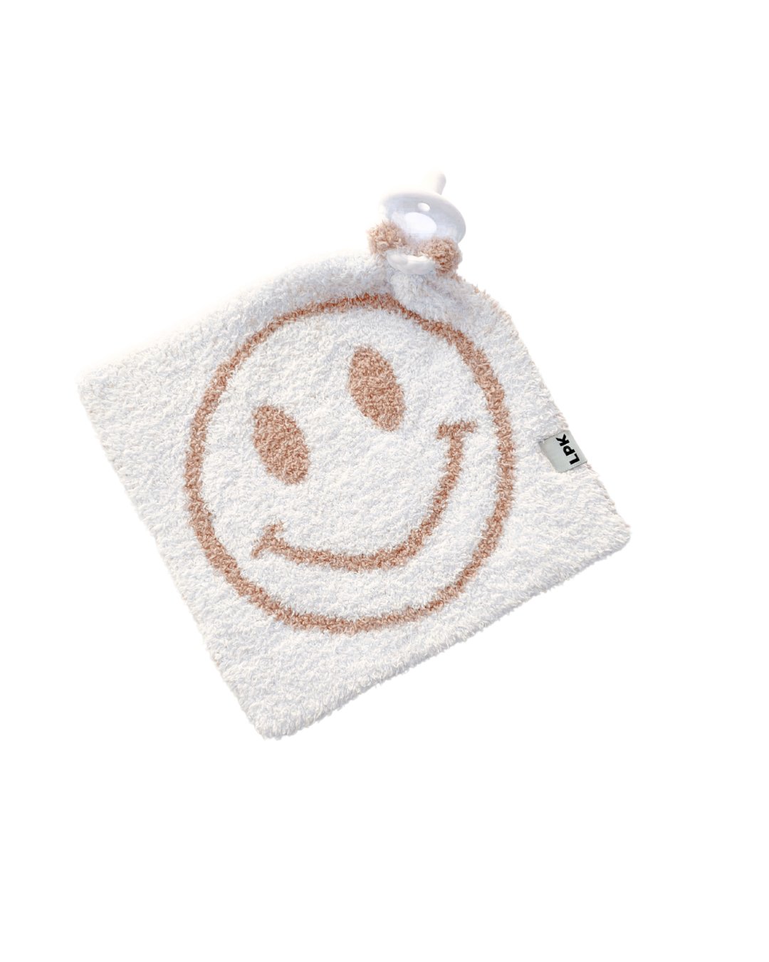 Smiley Plush Lovey | Latte - Mack & Harvie