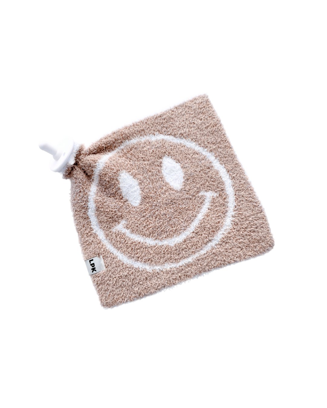 Smiley Plush Lovey | Latte - Mack & Harvie