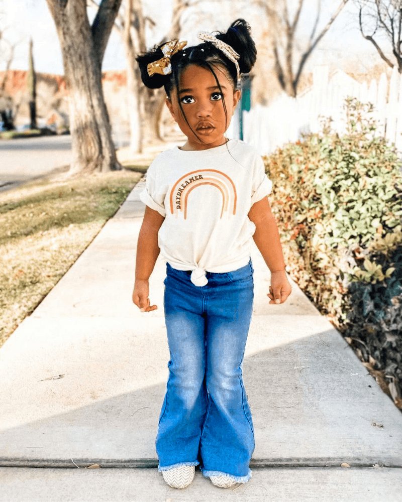 Sophie Denim Bell Bottoms - Dark Wash - Mack & Harvie