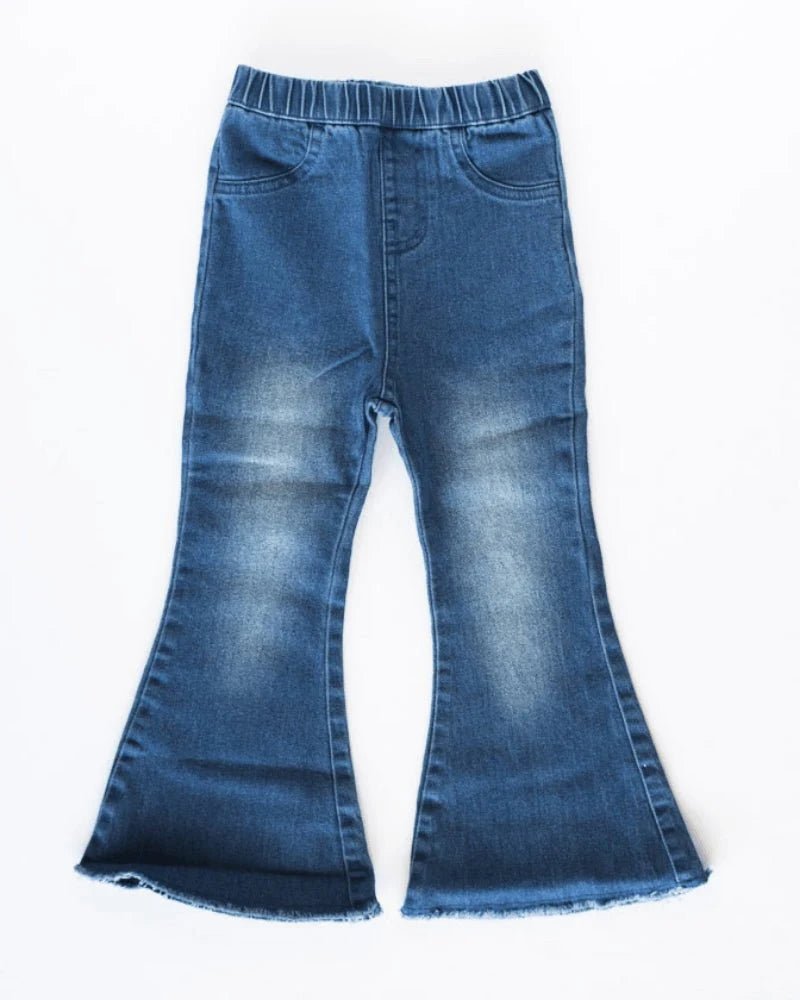 Sophie Denim Bell Bottoms - Dark Wash - Mack & Harvie