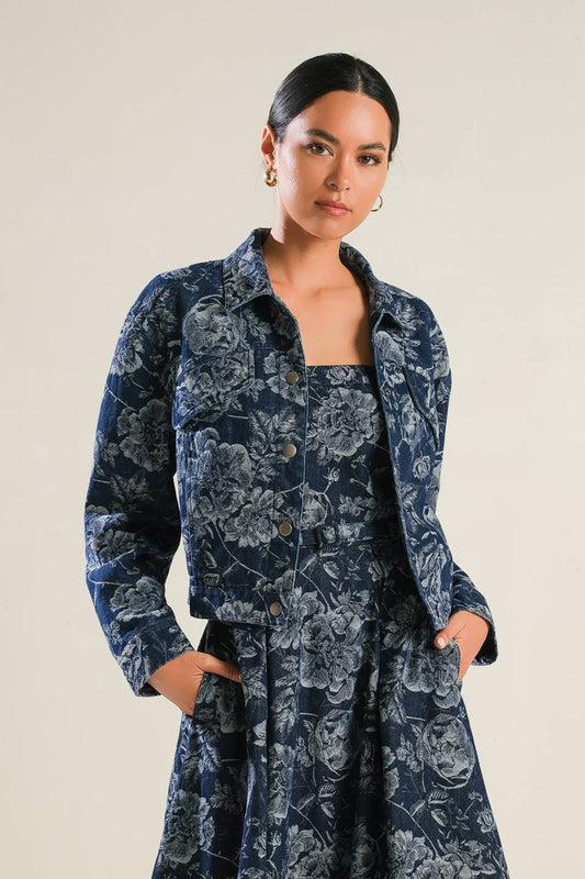 SOPHISTICATED STUNNER DENIM JACKET - Mack & Harvie