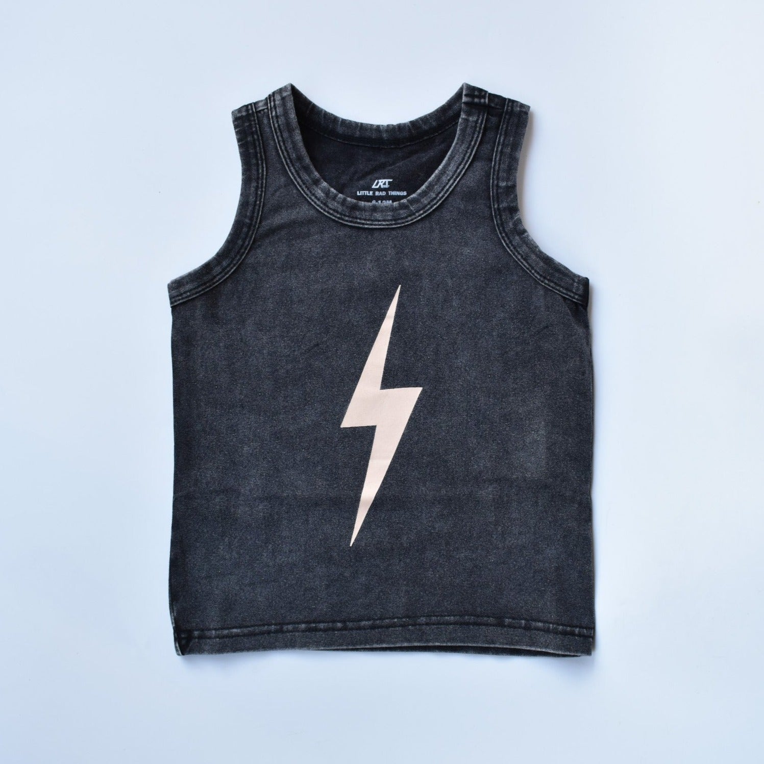 SPARK MUSCLE-TANK - VINTAGE BLACK - Mack & Harvie