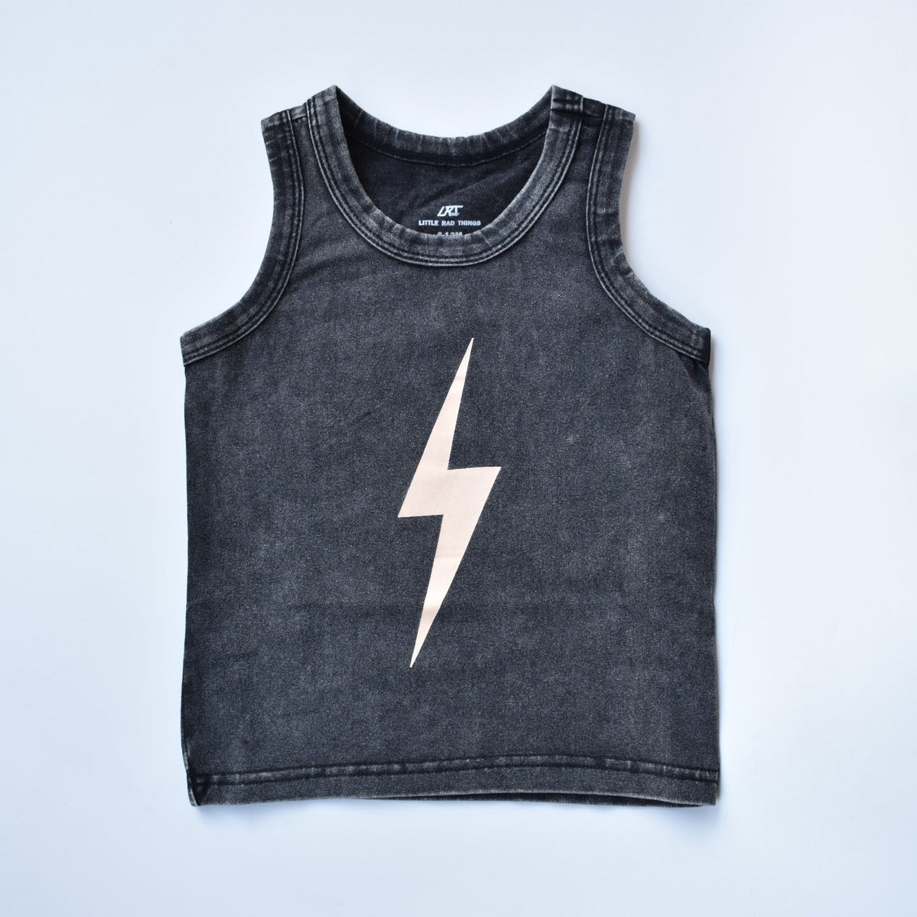 SPARK MUSCLE-TANK - VINTAGE BLACK - Mack & Harvie