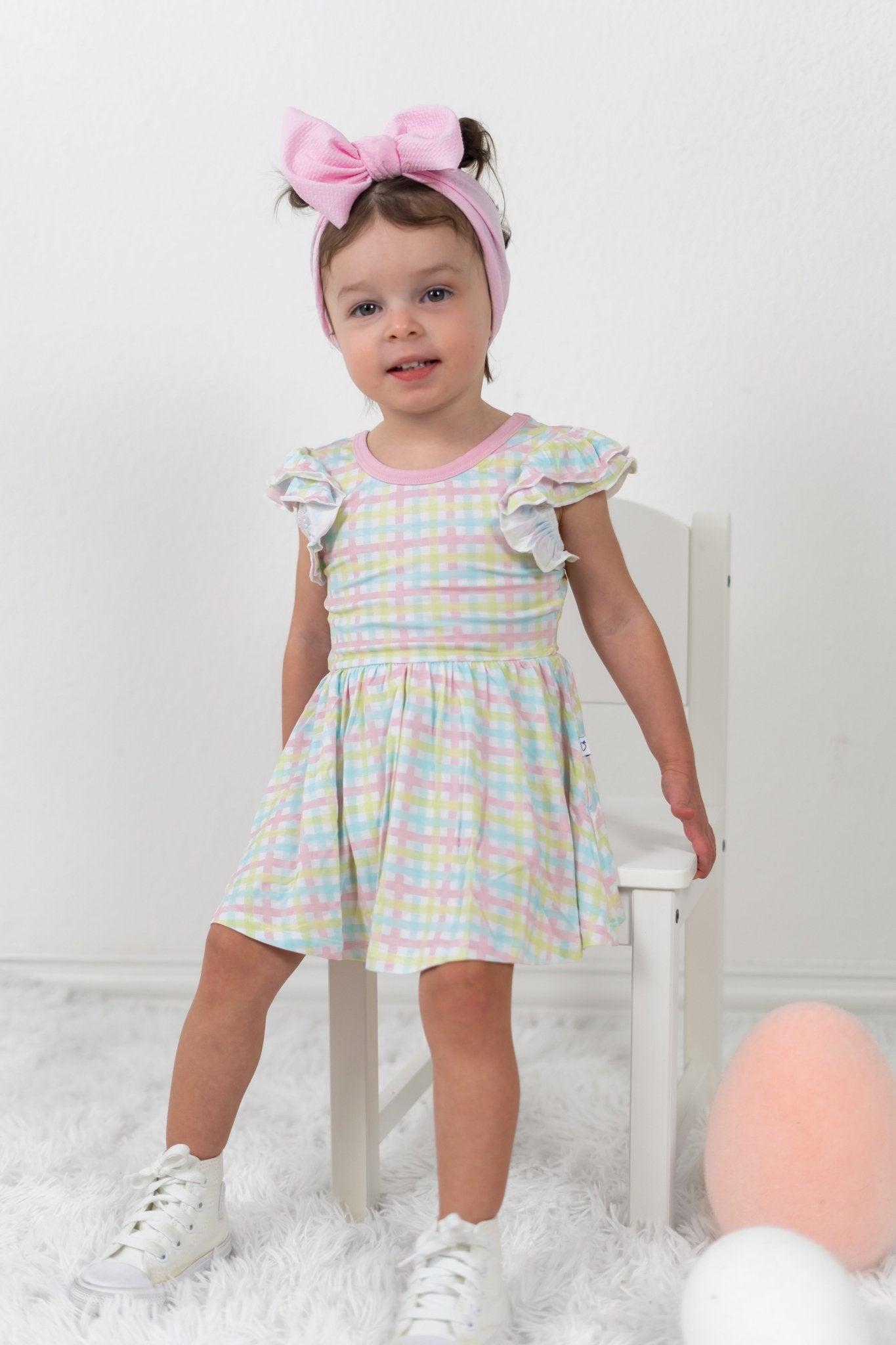 SPRING GINGHAM DREAM BODYSUIT DRESS - Mack & Harvie