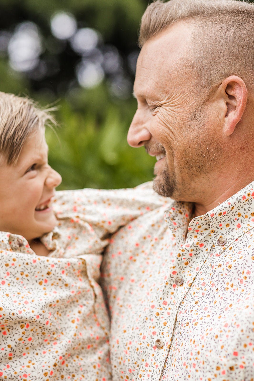 Spring Pansy Boys Button Down - Mack & Harvie