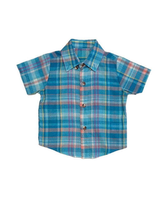 Spring Plaid Button Down - Mack & Harvie