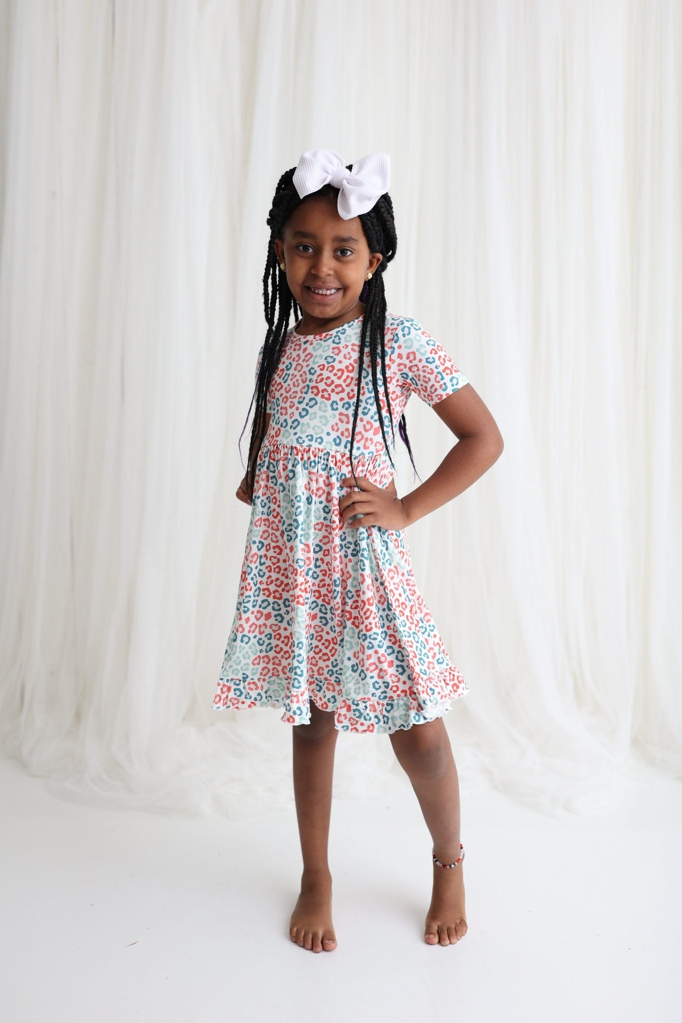 STAR SPANGLED & SASSY DREAM RUFFLE DRESS - Mack & Harvie