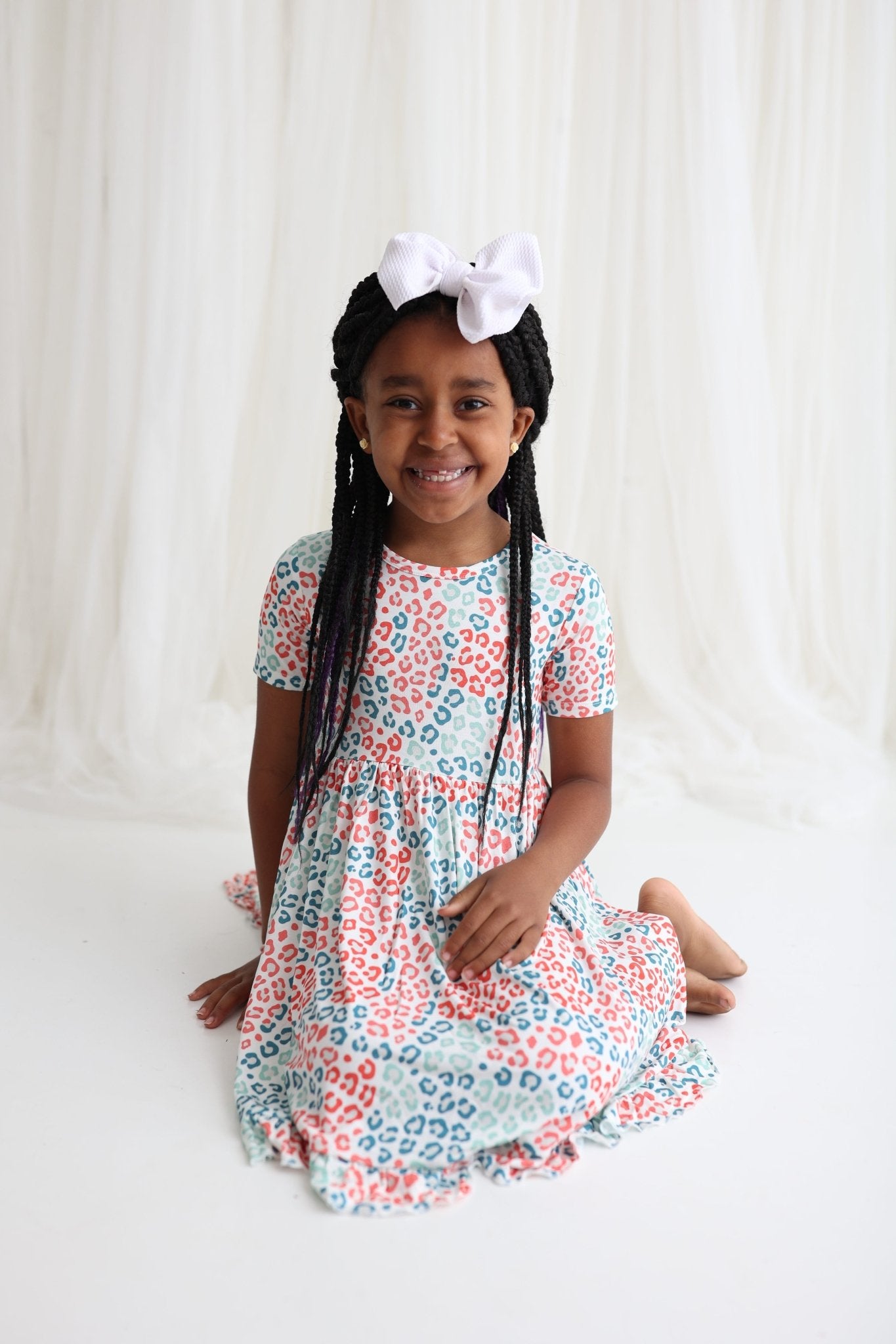 STAR SPANGLED & SASSY DREAM RUFFLE DRESS - Mack & Harvie