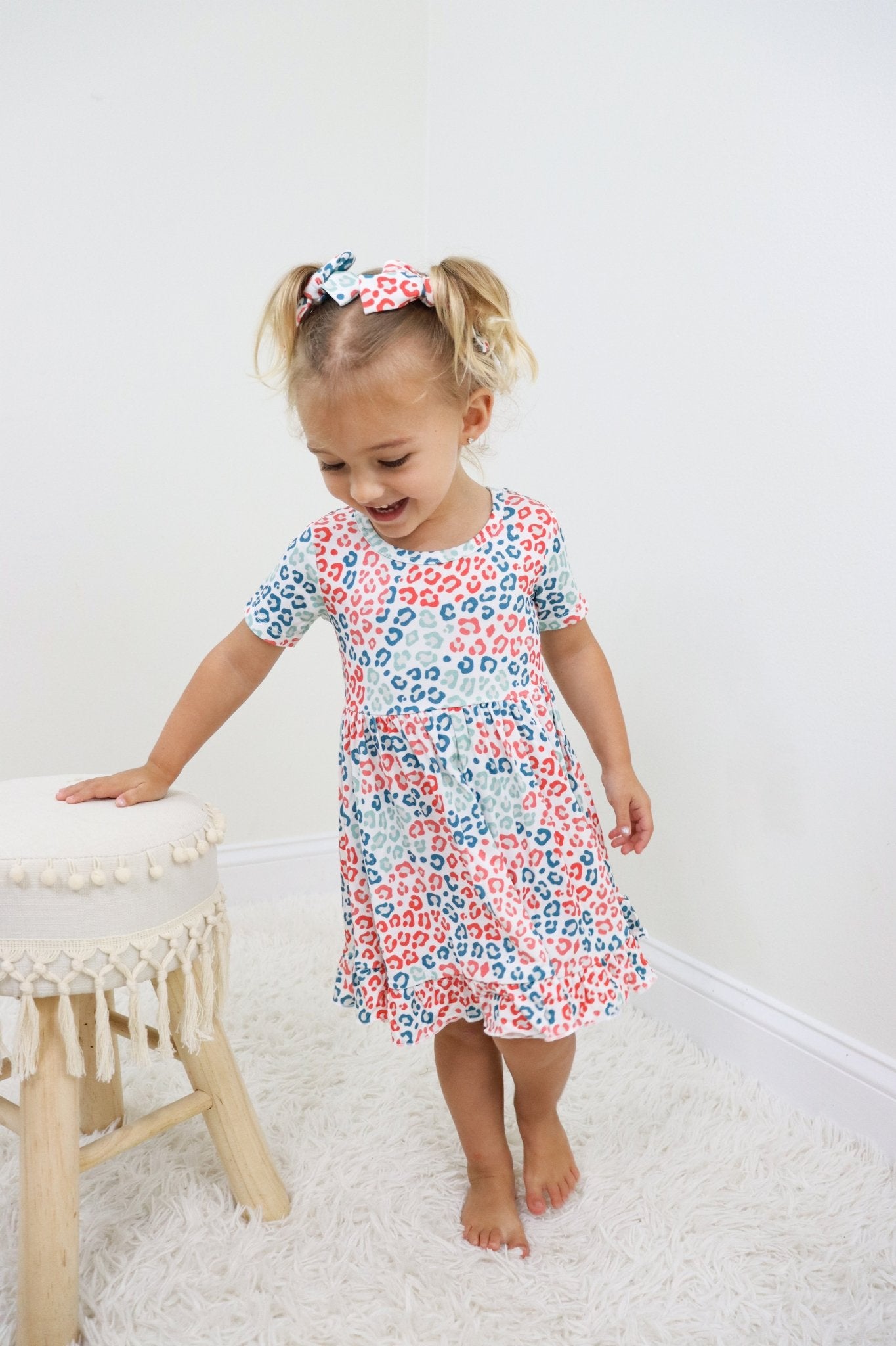 STAR SPANGLED & SASSY DREAM RUFFLE DRESS - Mack & Harvie