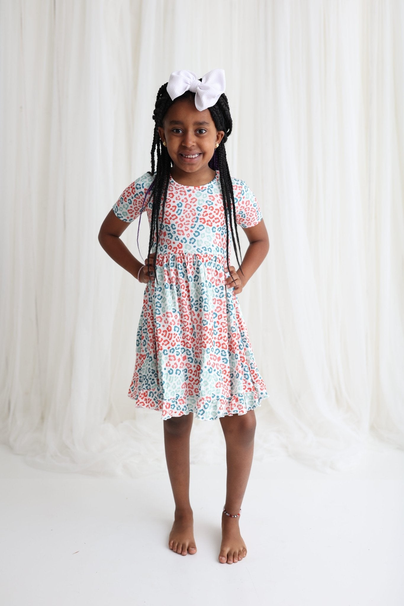 STAR SPANGLED & SASSY DREAM RUFFLE DRESS - Mack & Harvie