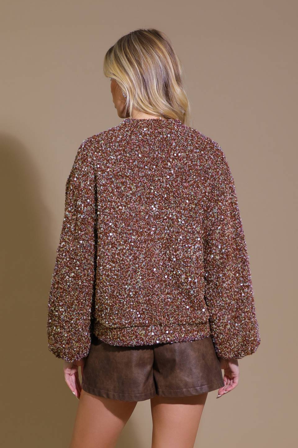 STARLIT PATHWAYS SEQUIN EMBELLISHED CARDIGAN - Mack & Harvie