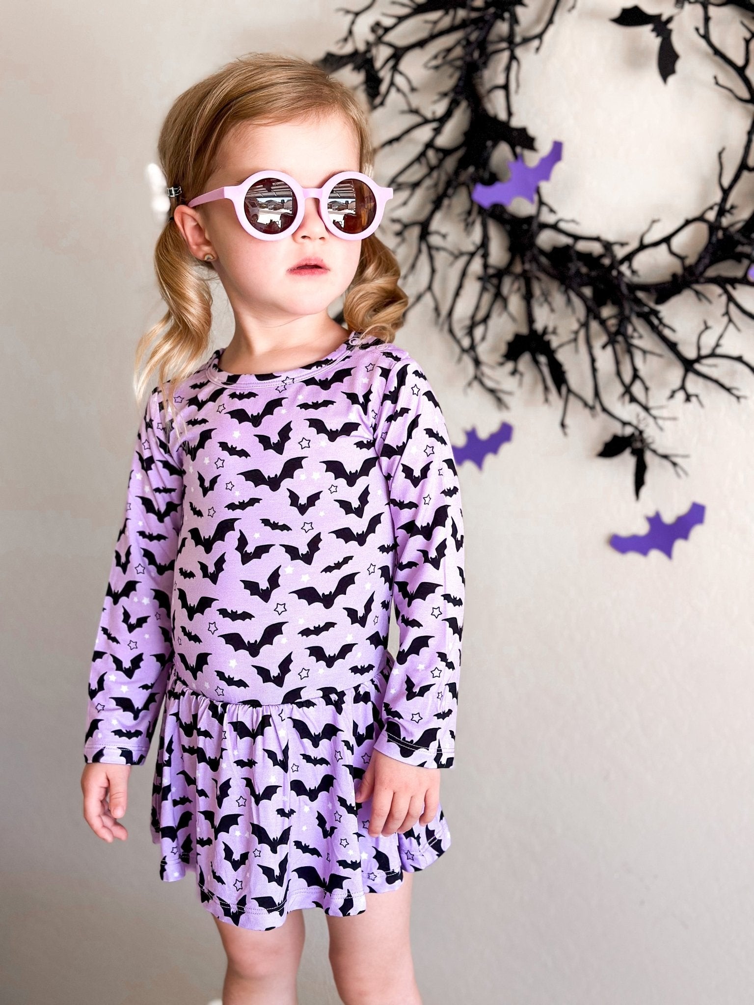 STARRY BATS DREAM BODYSUIT DRESS - Mack & Harvie