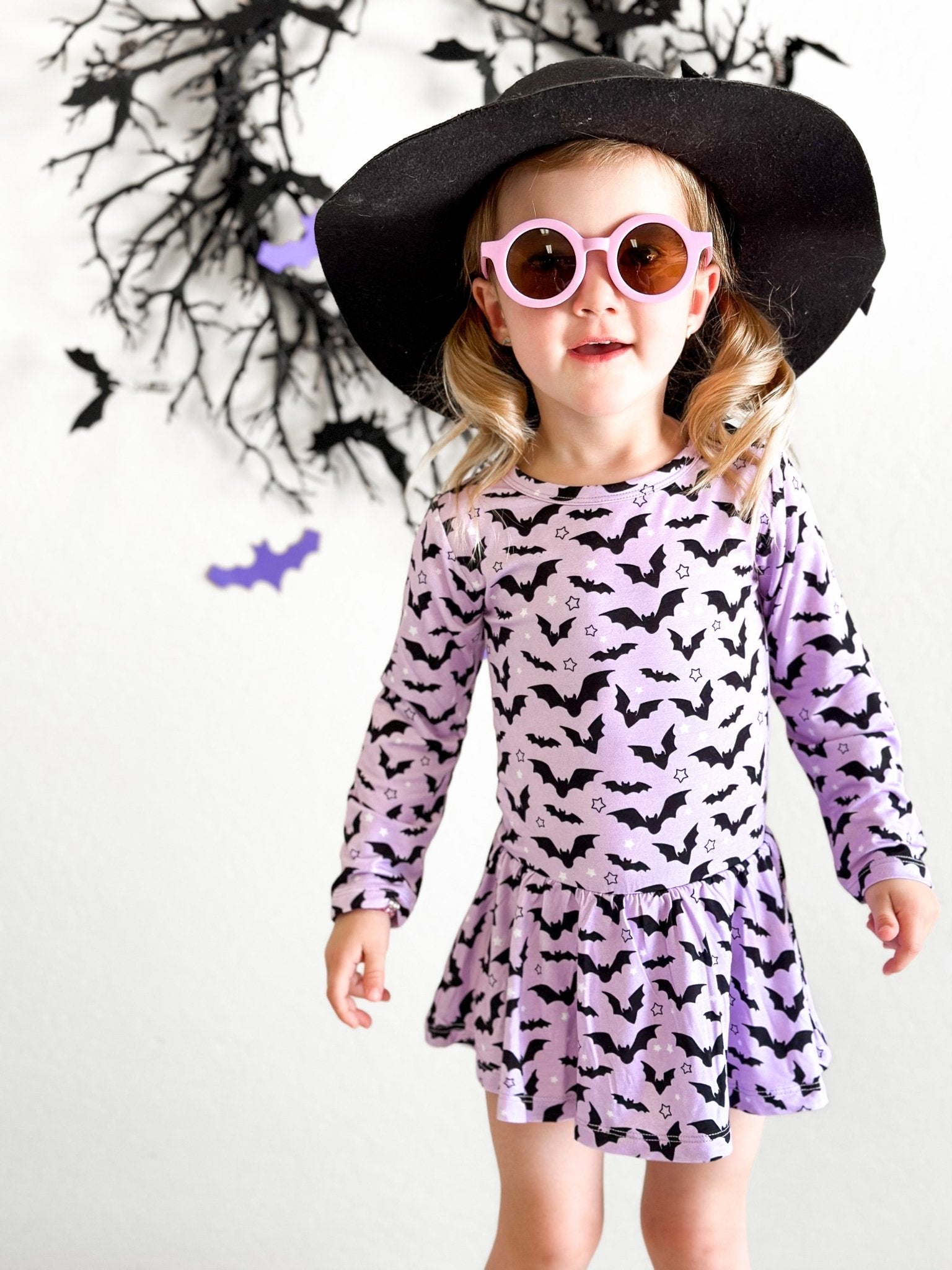 STARRY BATS DREAM BODYSUIT DRESS - Mack & Harvie