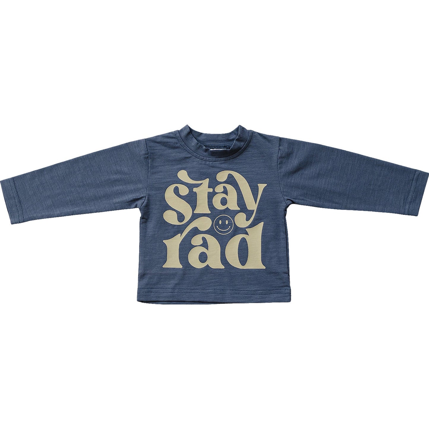 Stay Rad Long Sleeve Cotton Tee - Mack & Harvie