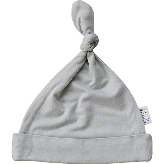 Stone Bamboo Newborn Knot Hat - Mack & Harvie