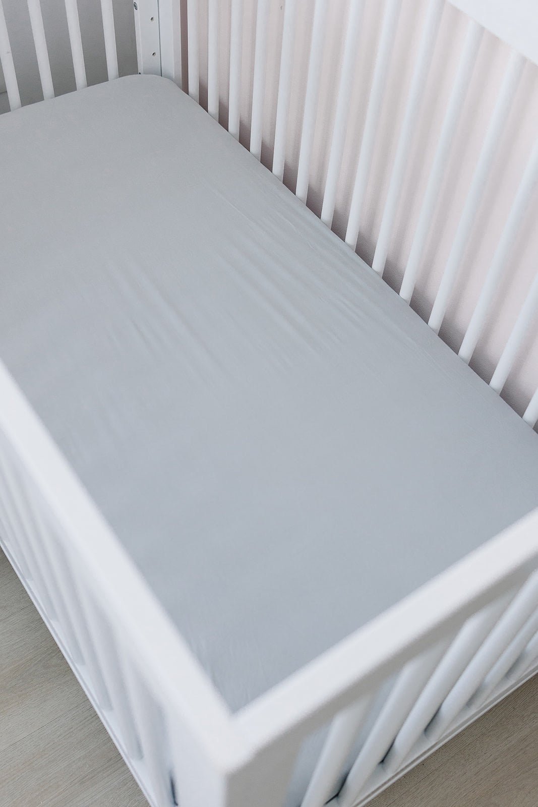 Stone Bamboo Stretch Crib Sheet - Mack & Harvie