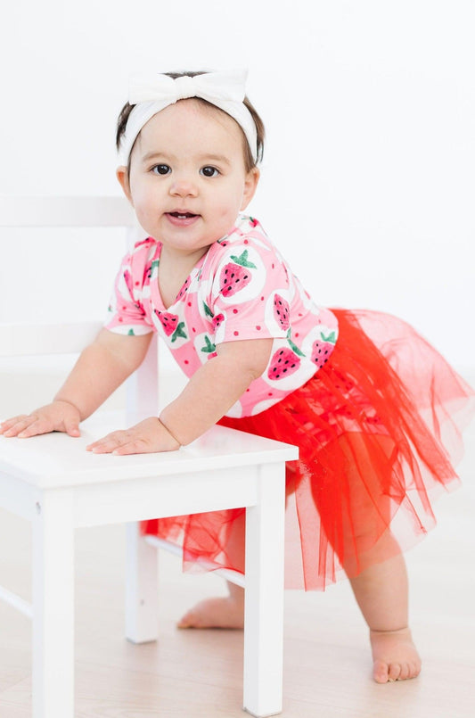 Strawberry Fields Tutu Bodysuit - Mack & Harvie