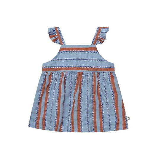 Striped Denim Baby Dress - Unique - Mack & Harvie