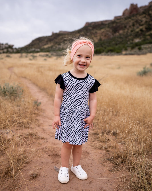 Stripes | Flutter Bodysuit Dress - Mack & Harvie