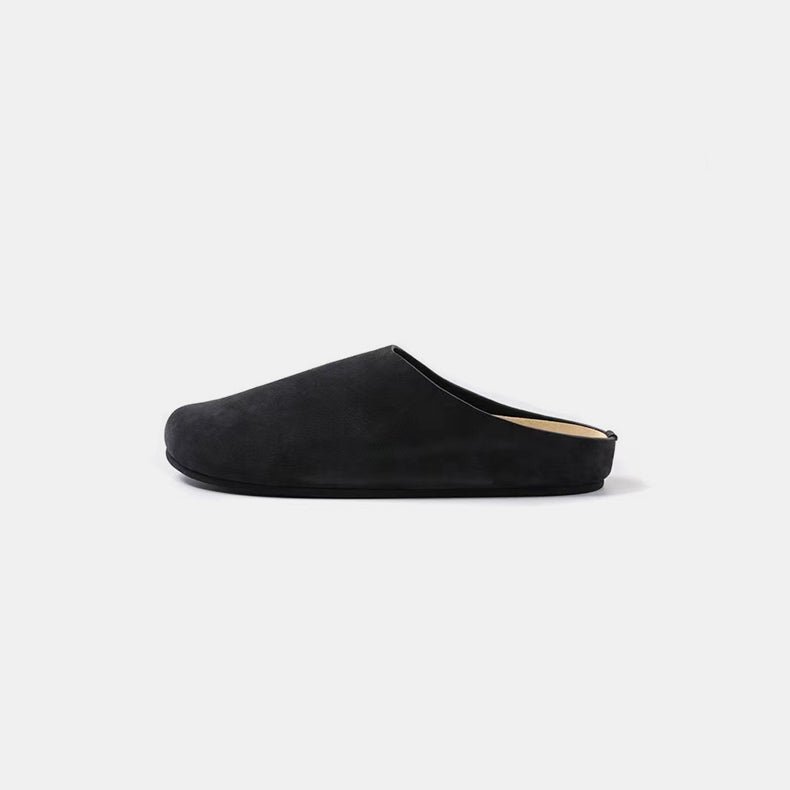 Suede Round Toe Slip - Ons - Mack & Harvie