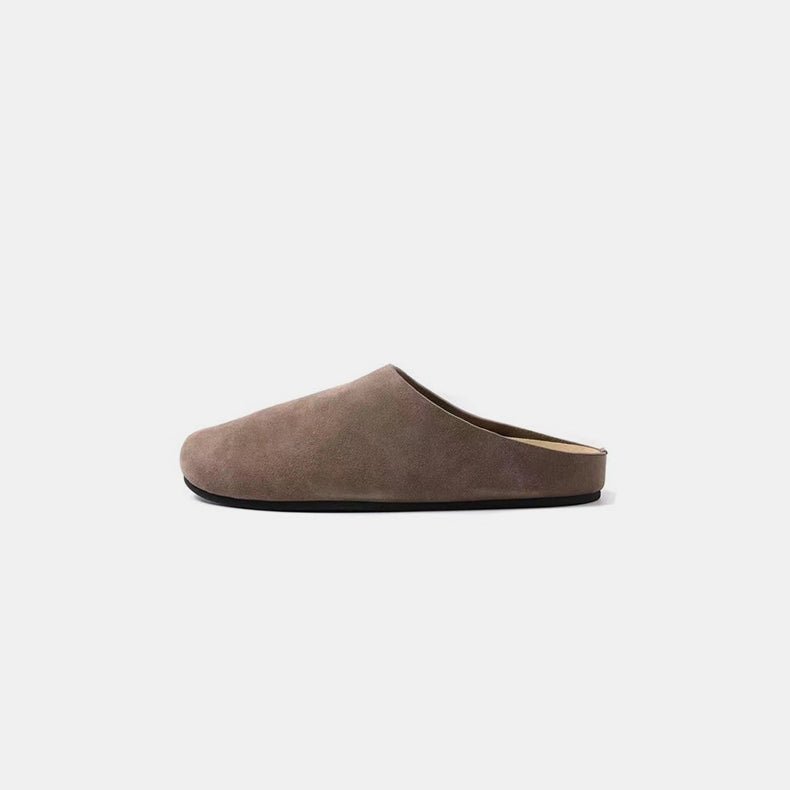 Suede Round Toe Slip - Ons - Mack & Harvie