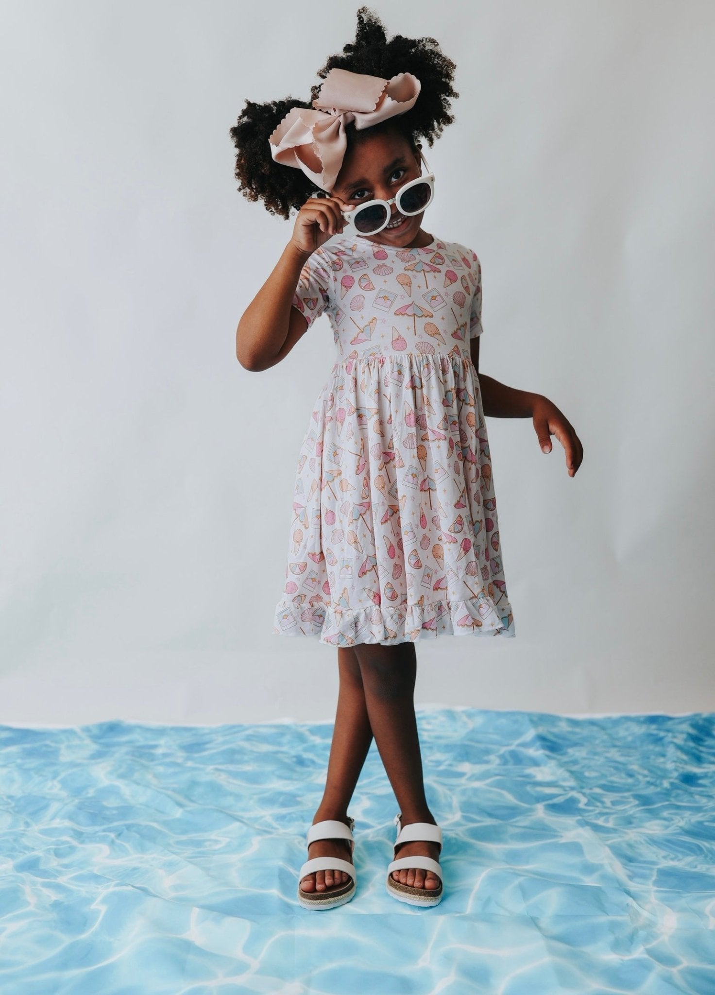 SUMMER DREAMIN' DREAM RUFFLE DRESS - Mack & Harvie