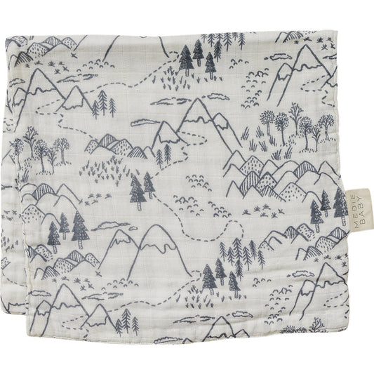 Summit Muslin Burp Cloth - Mack & Harvie