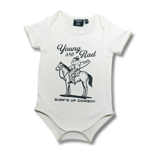 SURFS UP COWBOY ONESIE - Mack & Harvie