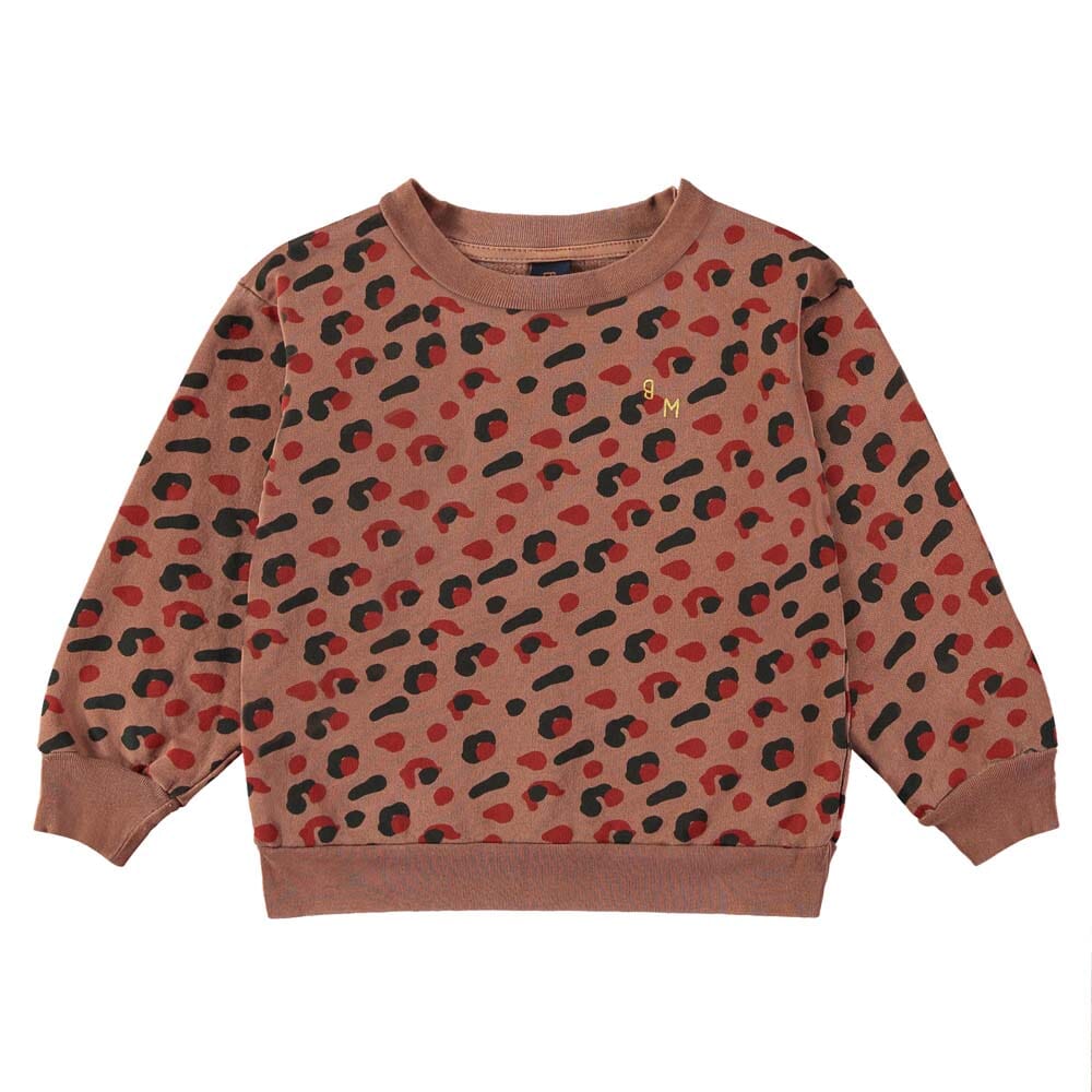 Sweatshirt Leopard - Wood - Mack & Harvie