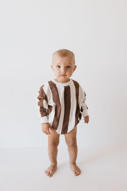 Sweatshirt Romper | Coffee Shoppe - Mack & Harvie