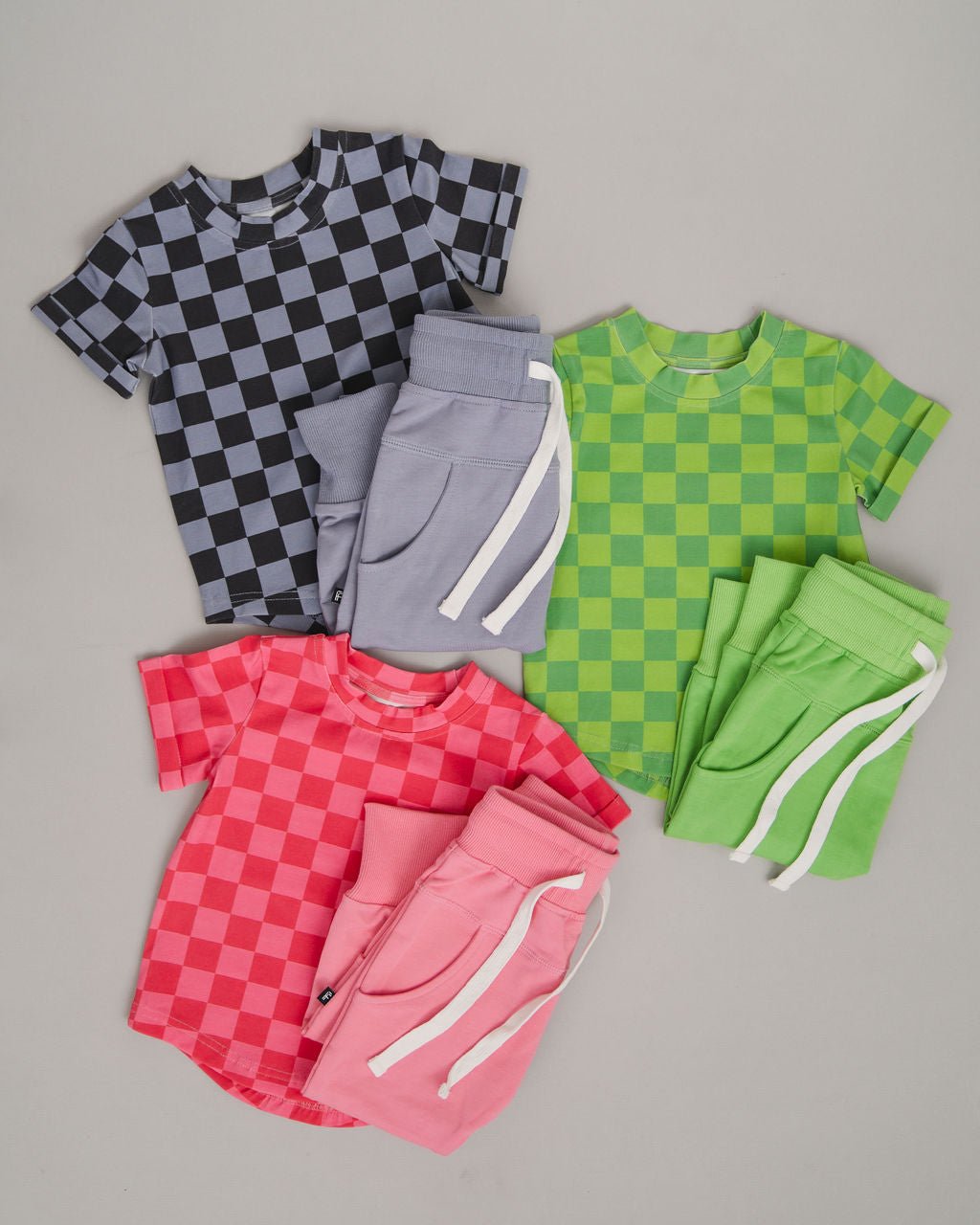 Taffy Checkers Kids Tee - Mack & Harvie