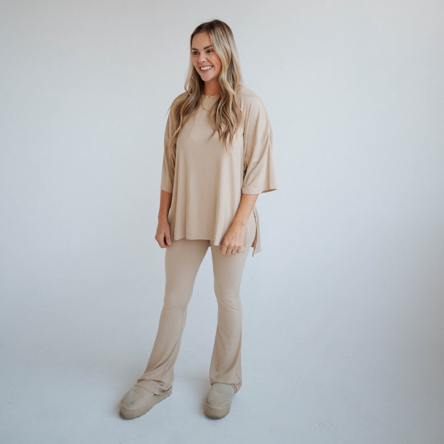 Tan Ribbed | Women's Everyday Set - Mack & Harvie