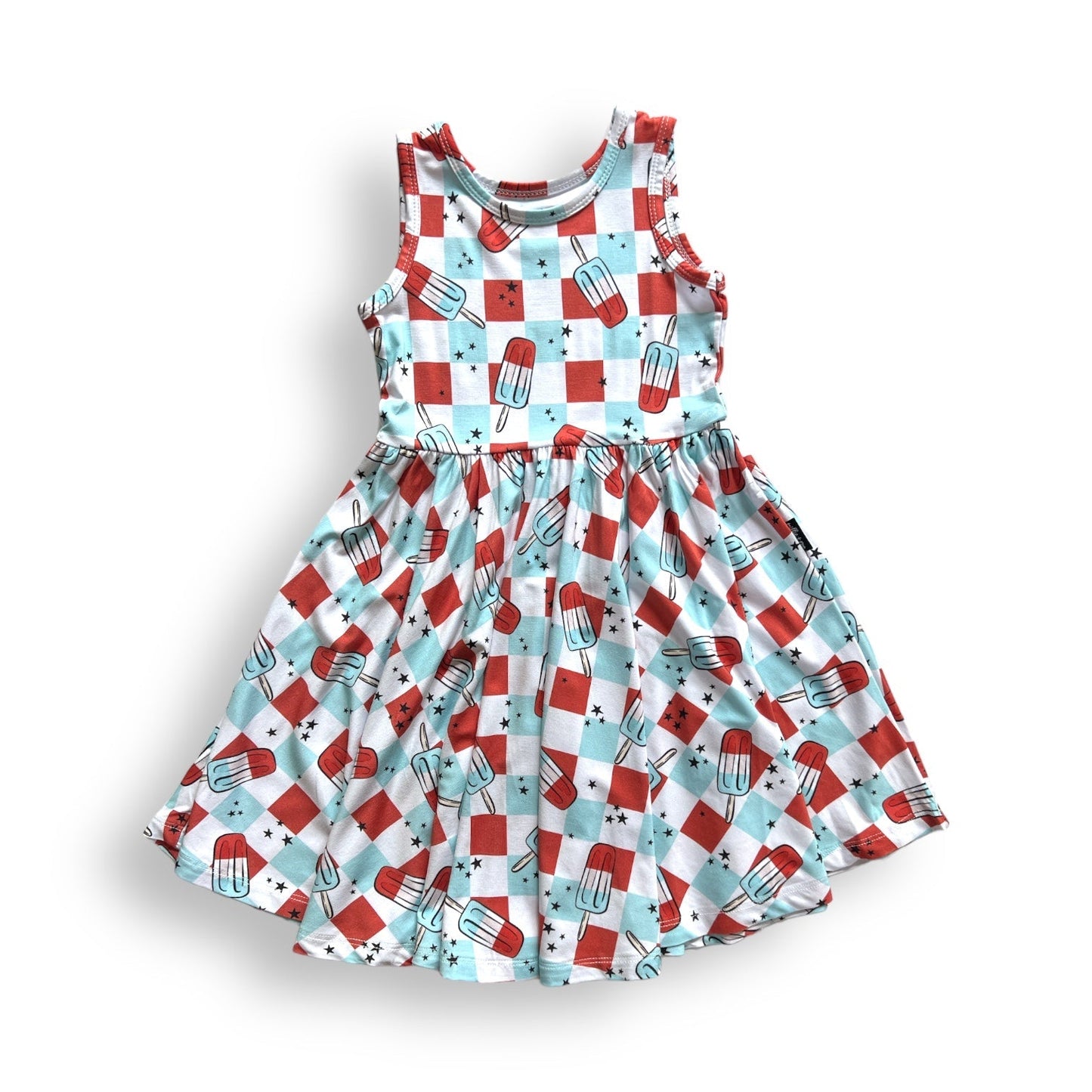 TANK TWIRL DRESS- Bomb Pops - Mack & Harvie