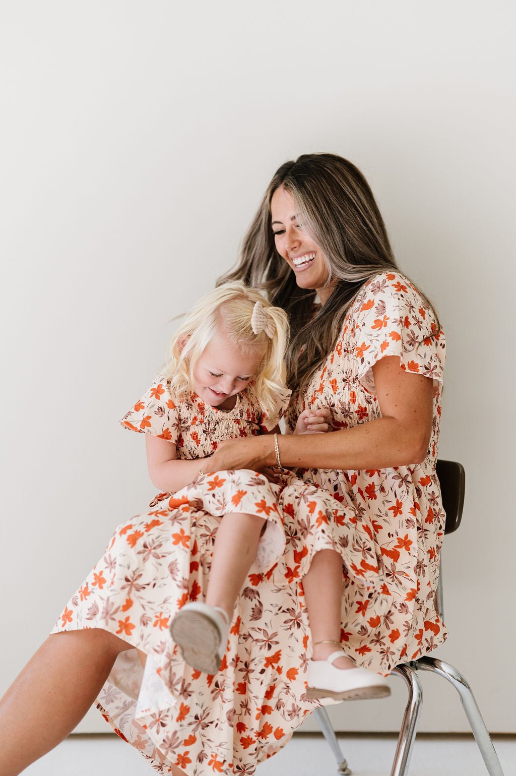 Tayla Dress in Dark Cream - Kids - Mack & Harvie