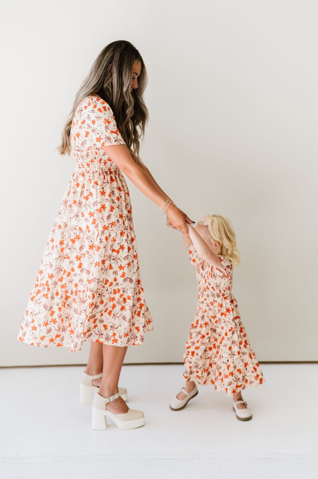 Tayla Dress in Dark Cream - Kids - Mack & Harvie